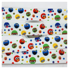 Load image into Gallery viewer, Ribbon by the Yard - Educational Monsters Ribbon
