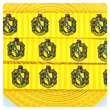 Load image into Gallery viewer, Ribbon by the Yard - HP - Wizard School - Hufflepuff
