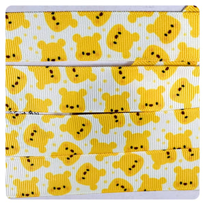Ribbon by the Yard - Cute Pooh Scatter