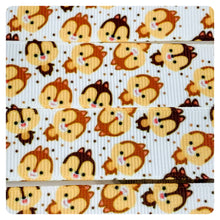 Load image into Gallery viewer, Ribbon by the Yard - Chip and Dale - Full Body Cutie - Chipmunk Ribbon
