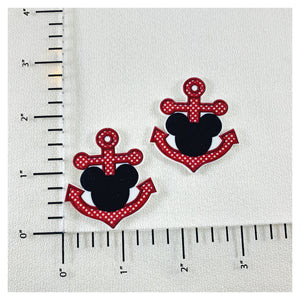 Set of 2 - Planar Resin - Mouse Head Anchor - DCL - Cruise