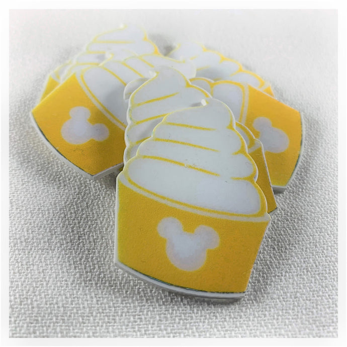 Set of 2 - Planar Resin - Dole Whip - Ice Cream