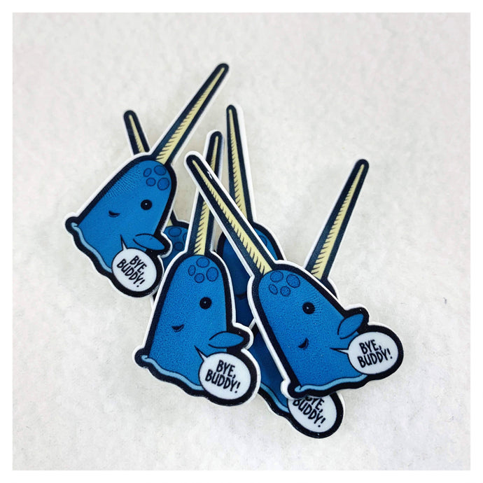 Set of 2 - Planar Resin - Narwhal - Elf - Christmas