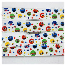 Load image into Gallery viewer, Ribbon by the Yard - Educational Monsters Ribbon
