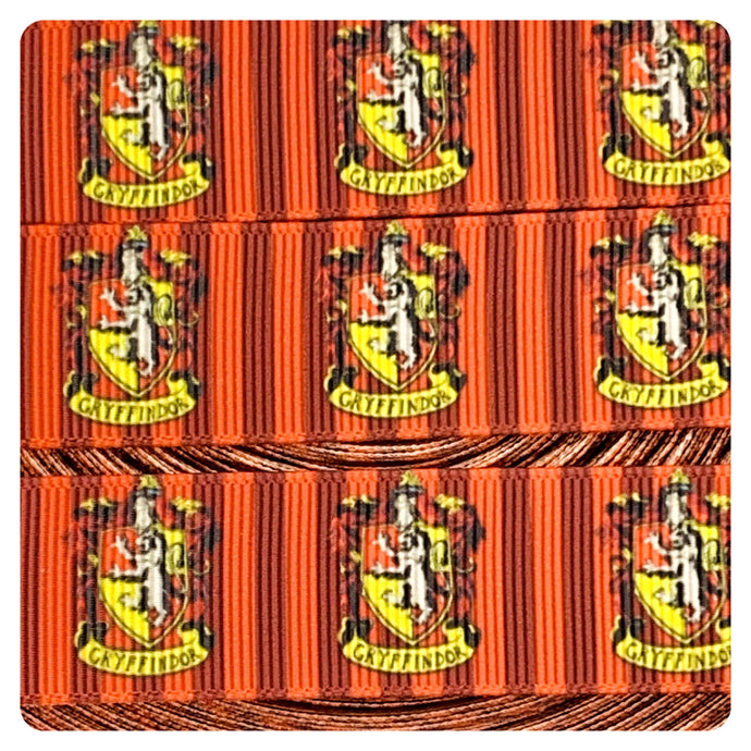 Ribbon by the Yard - HP - Wizard School - Gryffindor