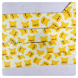 Ribbon by the Yard - Cute Pooh Scatter