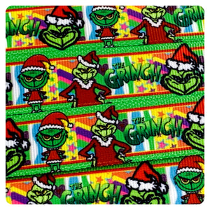 Ribbon by the Yard - Mean Guy - Christmas Stealer