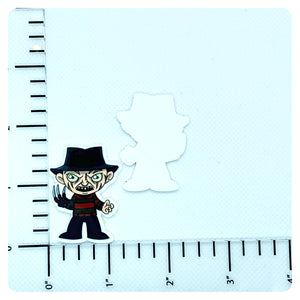 Set of 2 - Planar Resin - Freddy Krueger - Nightmare on Elm Street - Horror Character