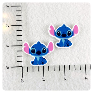 Set of 2 - Planar Resin - Stitch - Sitting