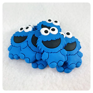 Set of 2 - PVC Resin - Educational Blue Monster