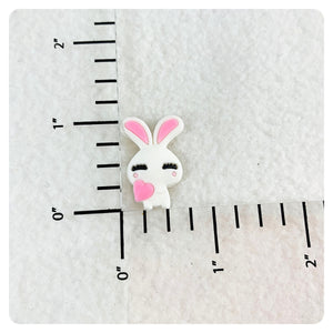 Set of 2 - PVC Resin - Easter Bunny
