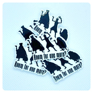 Set of 2 - Planar Resin - Hitchhiking Ghosts - Haunted Mansion - Black