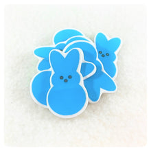 Load image into Gallery viewer, Set of 2 - Planar Resin - Blue Easter Bunny - Peep
