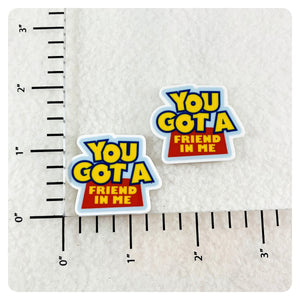 Set of 2 - Planar Resin - You Got A Friend In Me