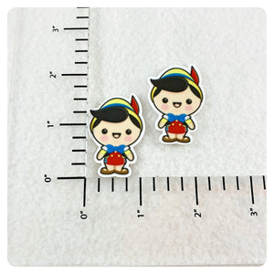 Set of 2 - Planar Resin - Pinocchio - Real Boy