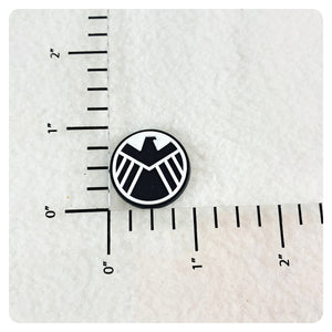 Set of 2 - PVC Resin - SHIELD Logo