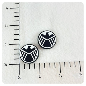 Set of 2 - PVC Resin - SHIELD Logo