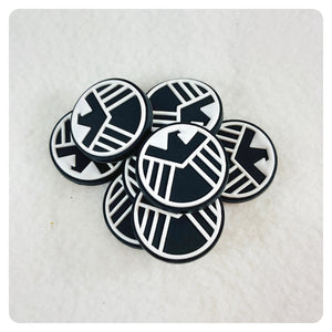 Set of 2 - PVC Resin - SHIELD Logo