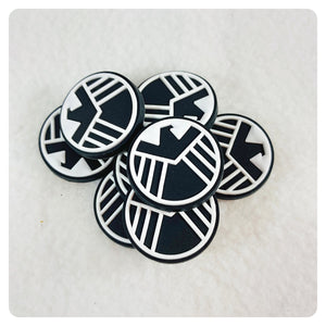 Set of 2 - PVC Resin - SHIELD Logo