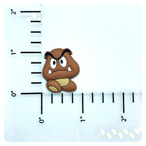 Set of 2 - PVC Resin - Goomba - Mario - Mushroom