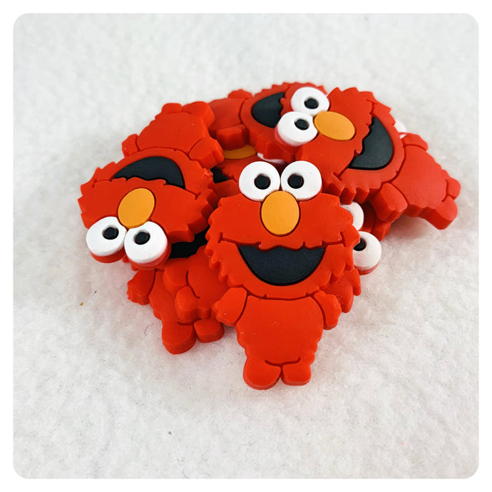 Set of 2 - PVC Resin - Educational Red Monster