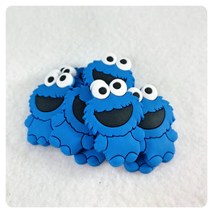 Set of 2 - PVC Resin - Educational Blue Monster