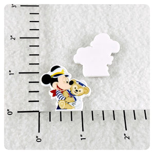 Set of 2 - Planar Resin - Mr. Mouse with Duffy - DCL