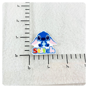 Set of 2 - Planar Resin - Stitch - Name