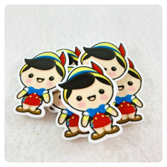 Set of 2 - Planar Resin - Pinocchio - Real Boy