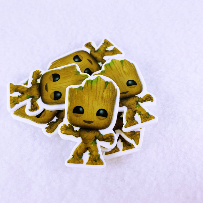 Set of 2 - Planar Resin - Groot - Guardians - Dancing