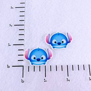 Set of 2 - Planar Resin - Stitch - Tsum - with feet