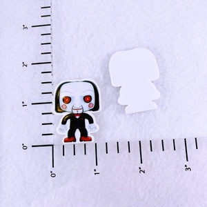 Set of 2 - Planar Resin - Jigsaw - Saw - Horror Character