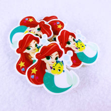 Load image into Gallery viewer, Set of 2 - Planar Resin - Ariel - Mermaid Princess

