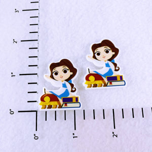 Set of 2 - Planar Resin - Belle - Beauty - Princess