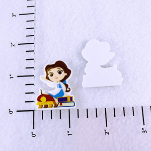 Set of 2 - Planar Resin - Belle - Beauty - Princess