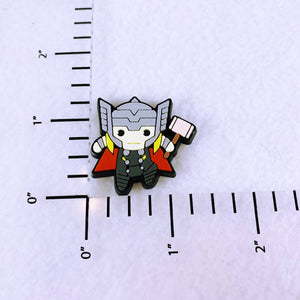 Set of 2 - PVC Resin - Thor - God of Thunder - Avengers - Chibi