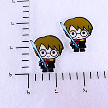 Load image into Gallery viewer, Set of 2 - Planar Resin - HP - Wizard Boy with Sword
