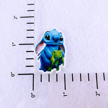 Load image into Gallery viewer, Set of 2 - Planar Resin - Stitch with Frog
