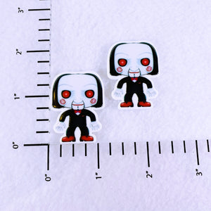Set of 2 - Planar Resin - Jigsaw - Saw - Horror Character