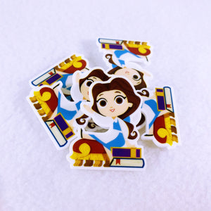 Set of 2 - Planar Resin - Belle - Beauty - Princess