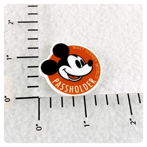 Set of 2 - Planar Resin - Mr. Mouse - Passholder - WDW