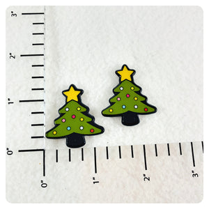 Set of 2 - Planar Resin - Christmas Tree