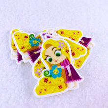 Load image into Gallery viewer, Set of 2 - Planar Resin - Rapunzel - Long Haired Princess
