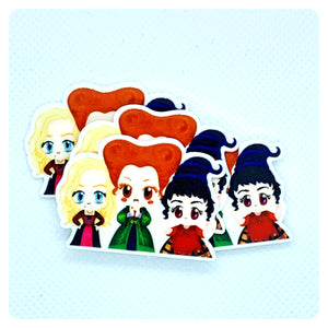 Set of 2 - Planar Resin - Sanderson Sisters - Witches - Halloween