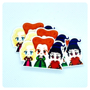Set of 2 - Planar Resin - Sanderson Sisters - Witches - Halloween
