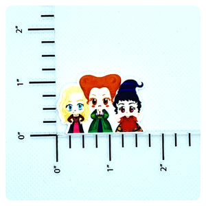 Set of 2 - Planar Resin - Sanderson Sisters - Witches - Halloween
