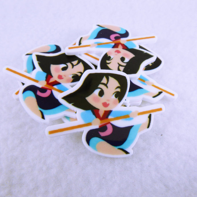 Set of 2 - Planar Resin - Mulan - Princess