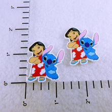 Load image into Gallery viewer, Set of 2 - Planar Resin - Lilo and Stitch - Back to Back

