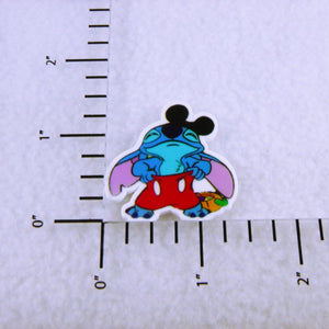 Set of 2 - Planar Resin - Stitch - Dressed in Mouse Clothes
