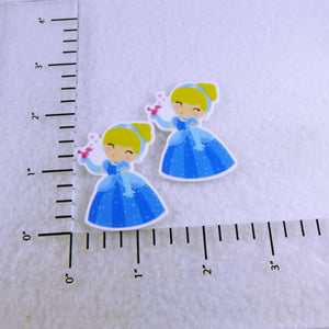 Set of 2 - Planar Resin - Cinderella - Princess